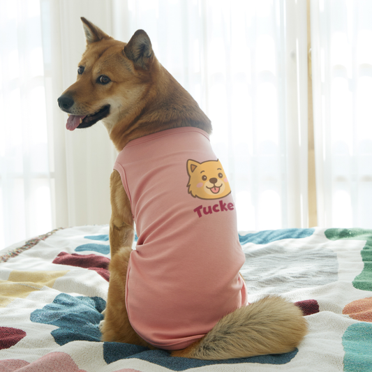 Design Print – Cartoon Face Pup Tank Top