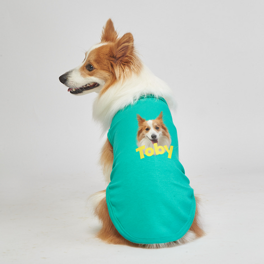 Design Print – Real Face Pup Tank Top